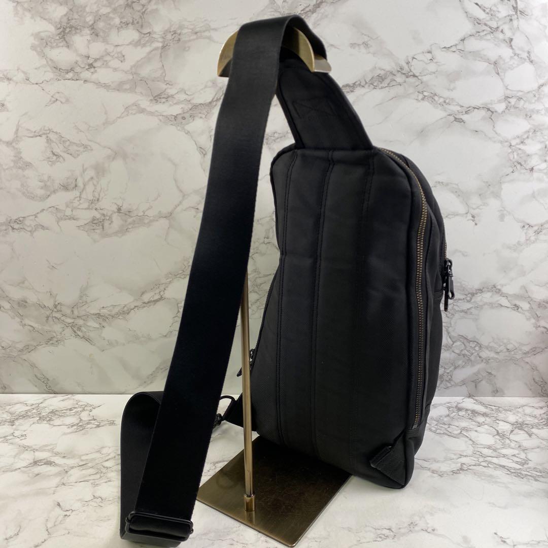 PORTER ポーター ファブリック オールブラック ボディーバッグ