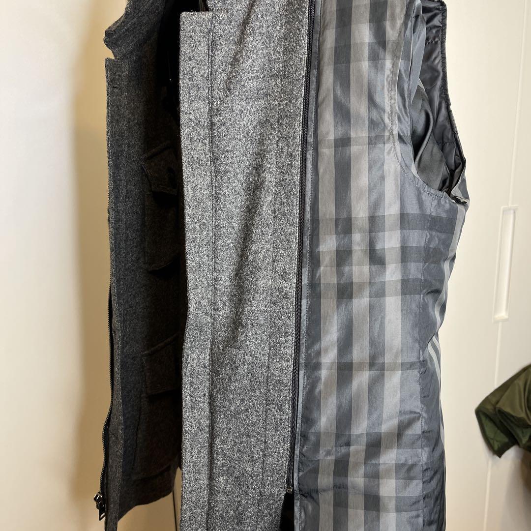 Burberry （バーバリー）三陽商会　サイズＬ　グレーダッフルコート