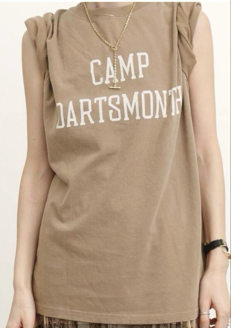 き*☆様 アパルトモン レミレリーフ CAMP DARTSMONTH ロゴ Tシ アパルトモン レミレリーフ CAMP DARTSMONTH ロゴ Tシャツ