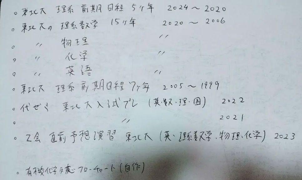 東北大 理系 赤本 25年分(2024〜1999) +3回分 +α