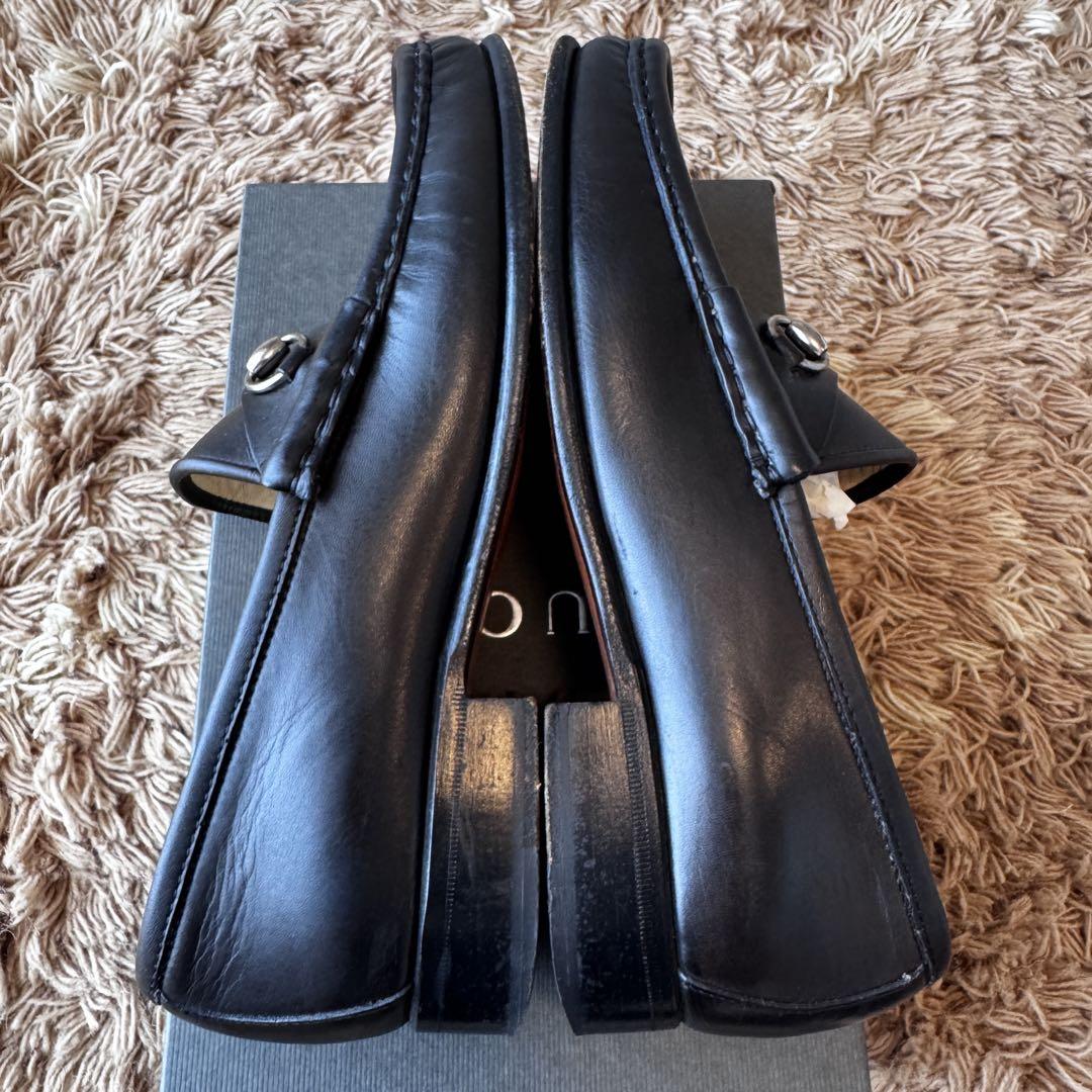 GUCCI】グッチ ホースビット ローファー レザー ラグソール