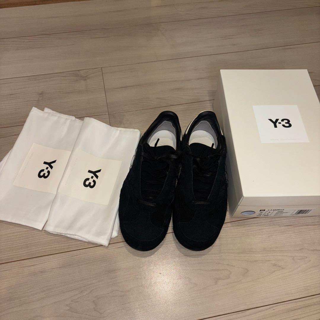 Y-3 ブラックスニーカー シューレース袋付き