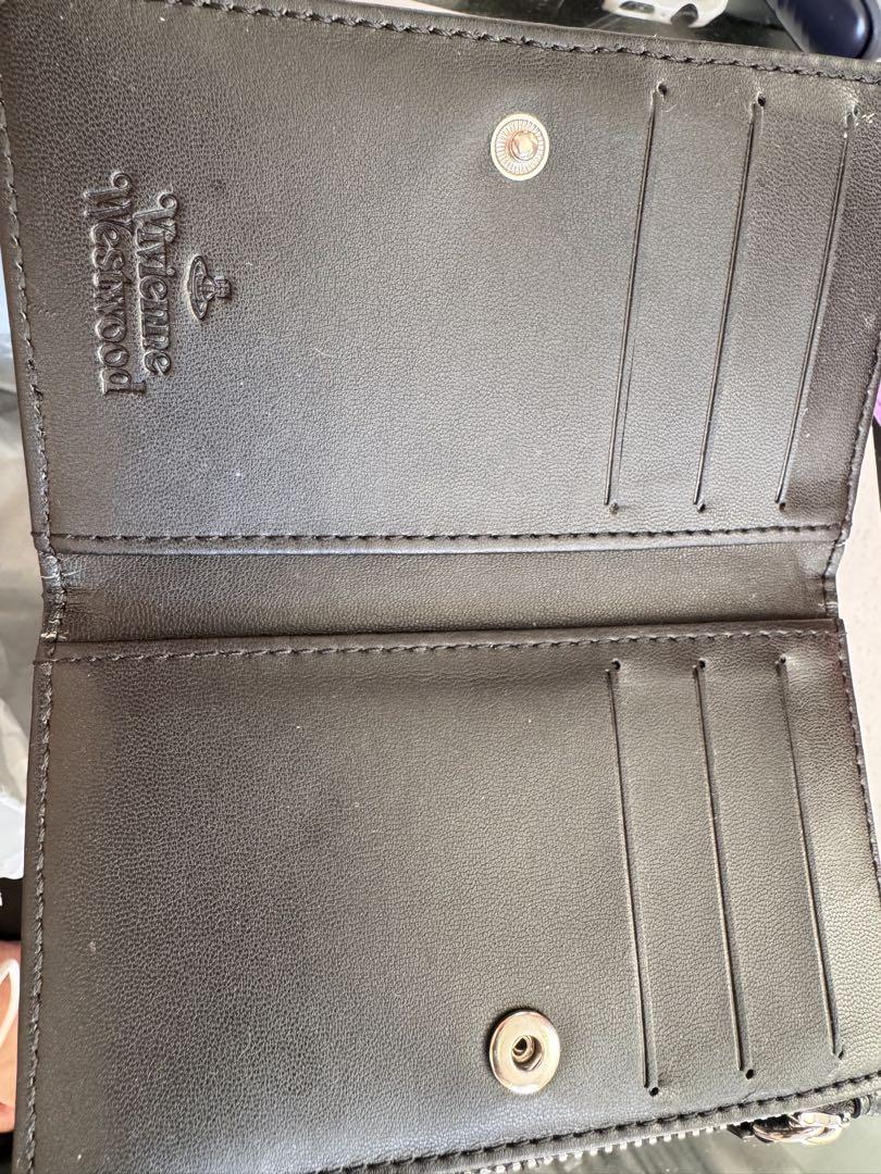 Vivienne Westwood 黒 二つ折り財布
