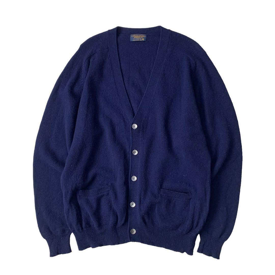 80s Brooks Brothers ラムウール カーディガン XL