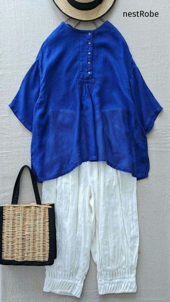 おすすめネット muku*さま 2点おまとめ ネストローブ ブラウス&作家