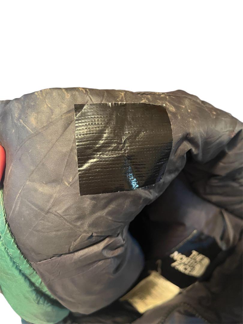 THE NORTH FACE メンズL ダウンジャケット グリーン/ブラック