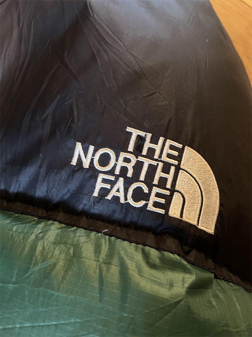 THE NORTH FACE メンズL ダウンジャケット グリーン/ブラック