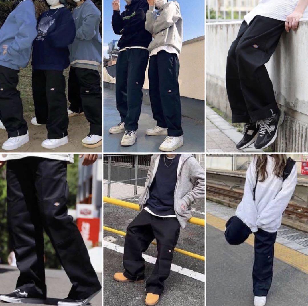 90s USA製 ディッキーズ ダブルニー ワークパンツ 山田レン モーガン蔵人