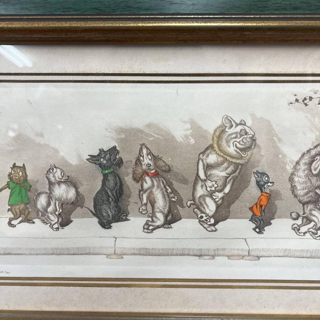 ボリス・オクライン 手彩色銅版画
