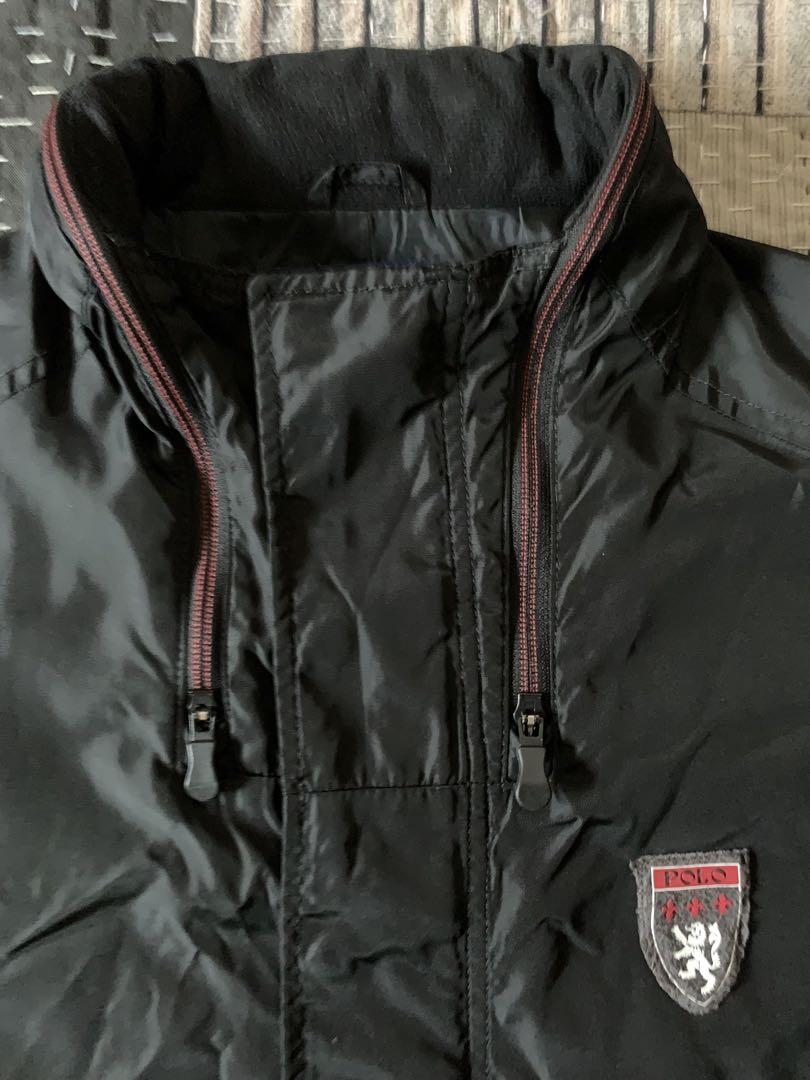 90s ポロスポ polo sport m65 フィッシュテール パーカー 黒