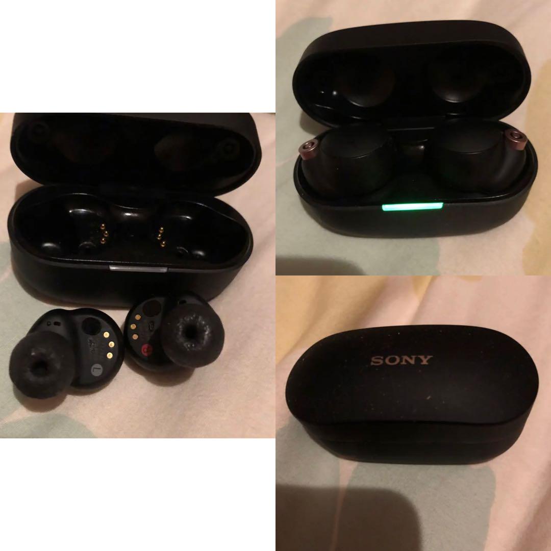 SONY WF-1000XM4 ワイヤレスイヤホン 黒 Amazon.com: Sony WF-1000XM4 Truly Wireless Noise Cancelling