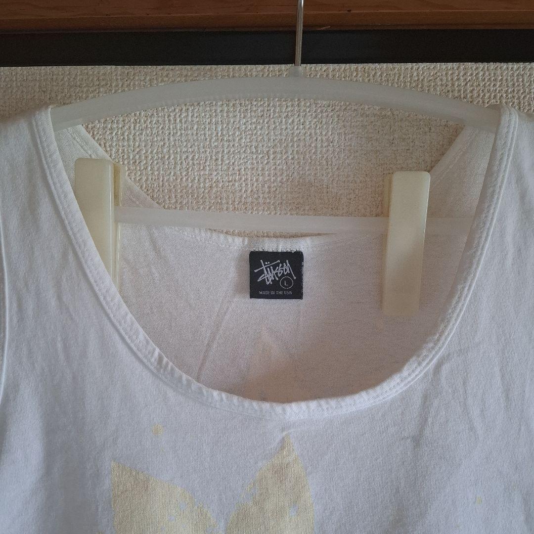 Stussy フラワープリント タンクトップ L