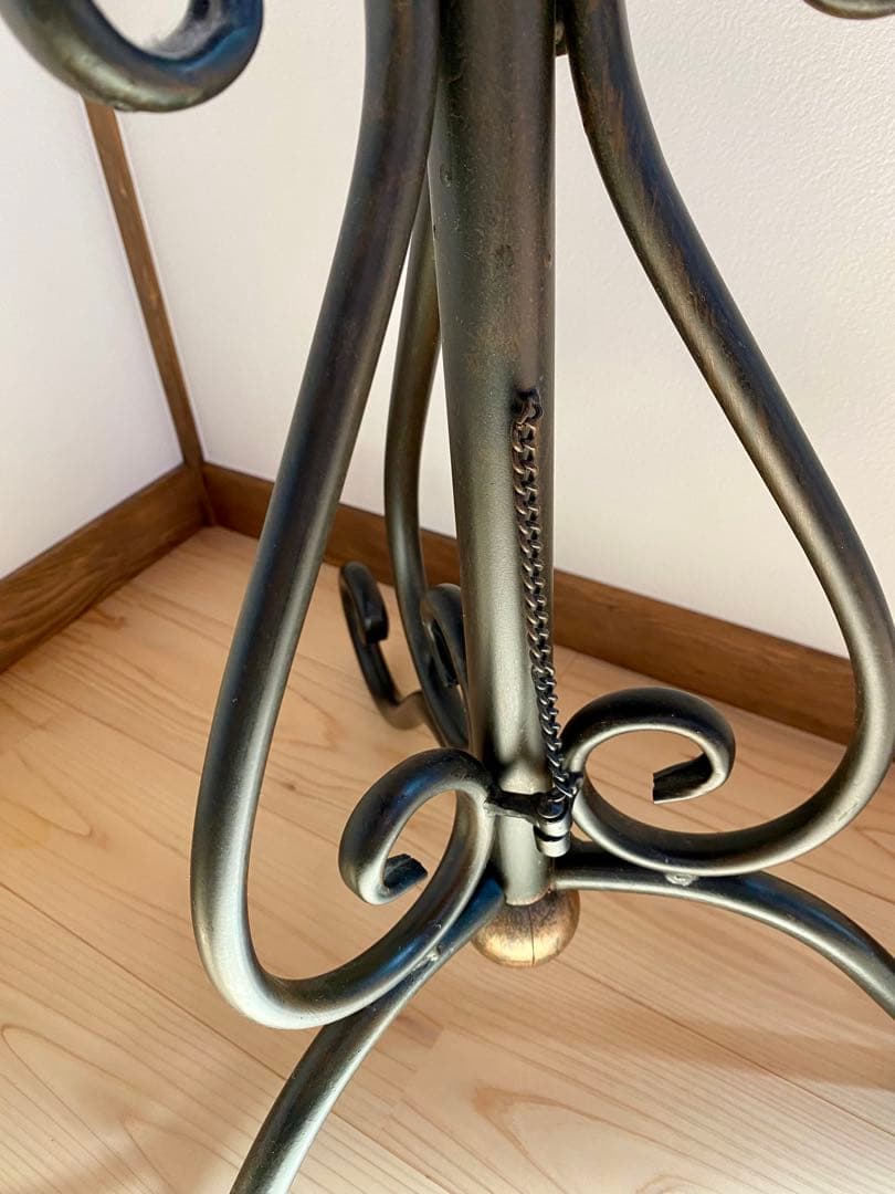 アイアンコートハンガー ポールハンガー アンティーク コート掛け クラシック