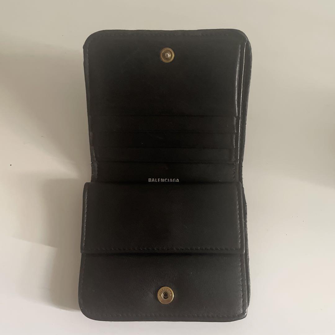 BALENCIAGA 二つ折り財布 黒
