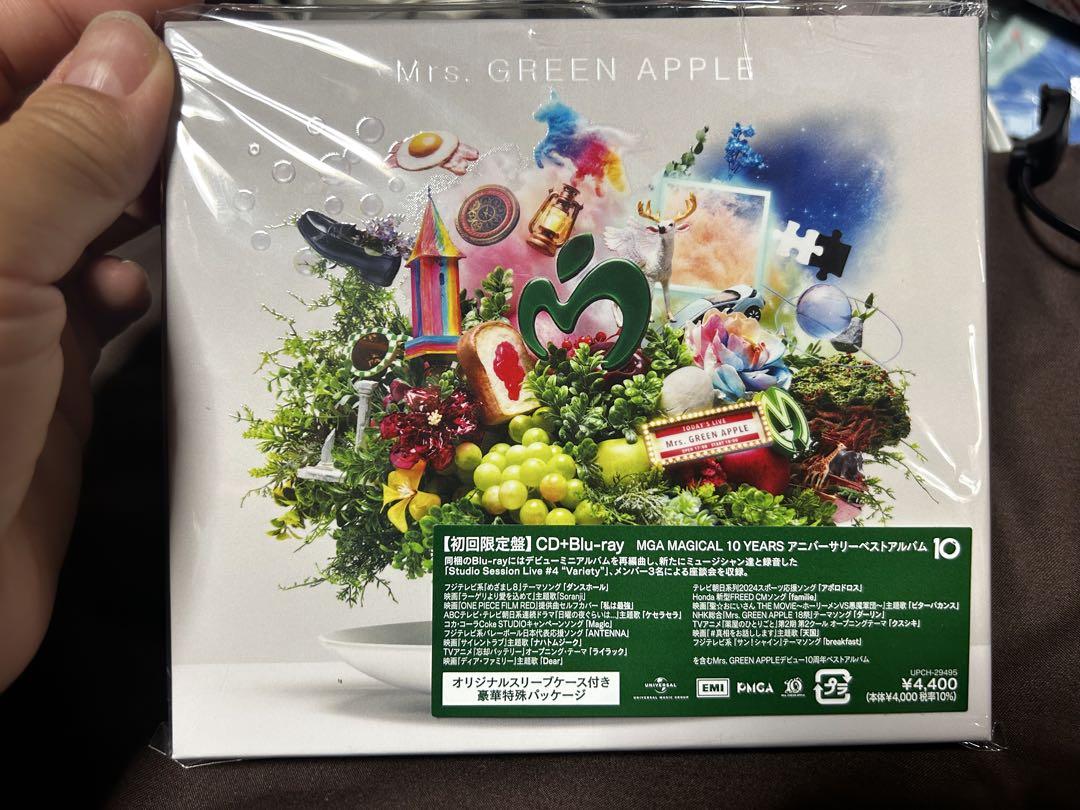 Mrs. GREEN APPLE アルバム『10』 CD+Blu-ray - メルカリ