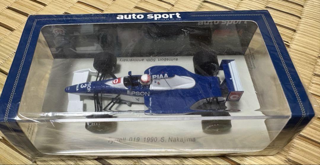 絶版　1/43 ティレル　フォード　019 中嶋悟　1990 オートスポーツ別注 ミニカーショップグローバル - 1/43 スパーク auto sport 特注品