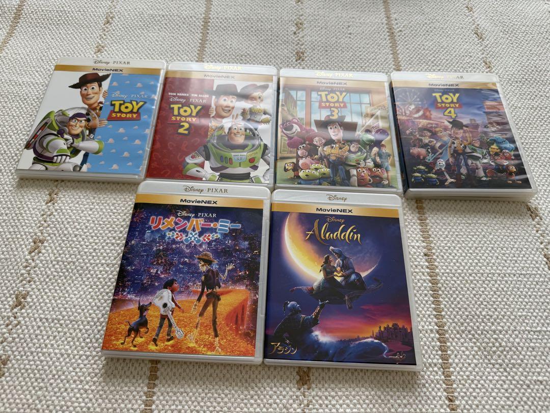 ディズニー　6種　ブルーレイ&DVD