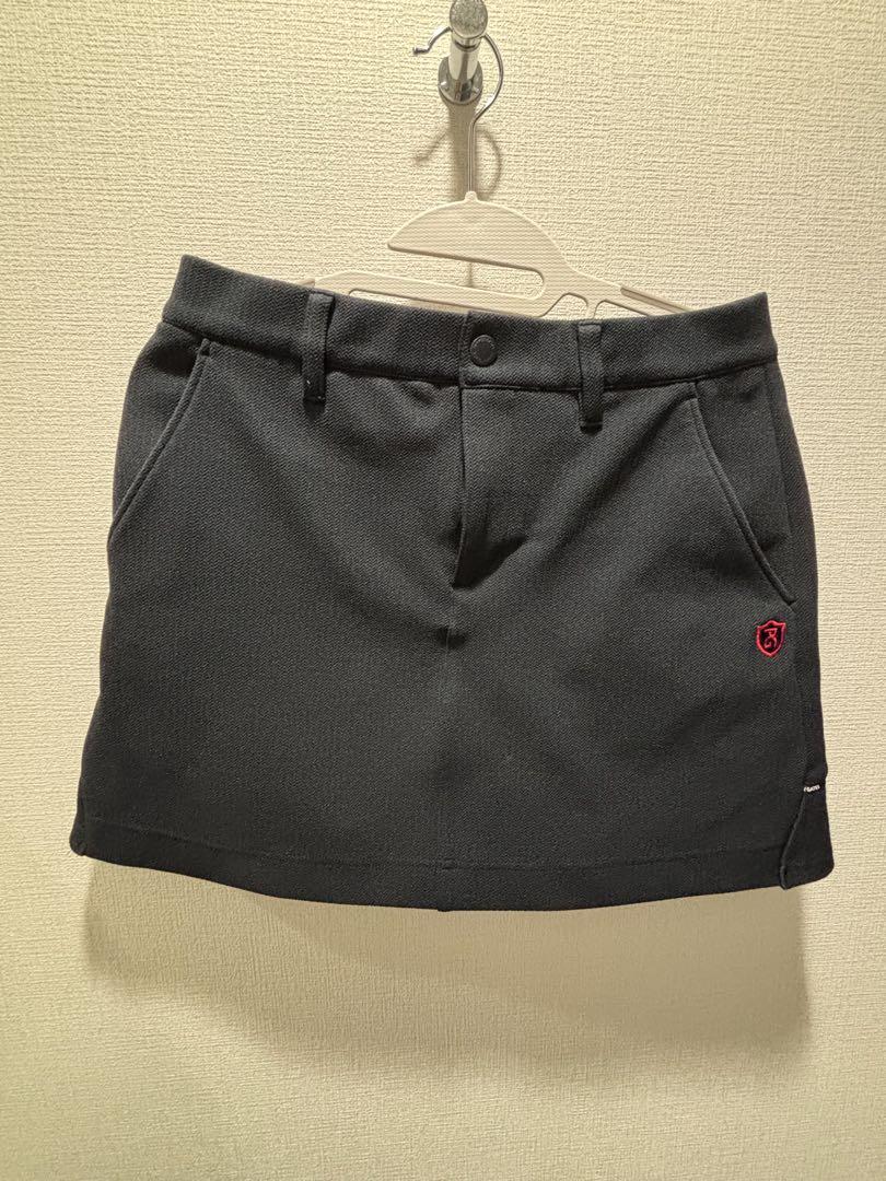 PG フリル付きベージュスカート