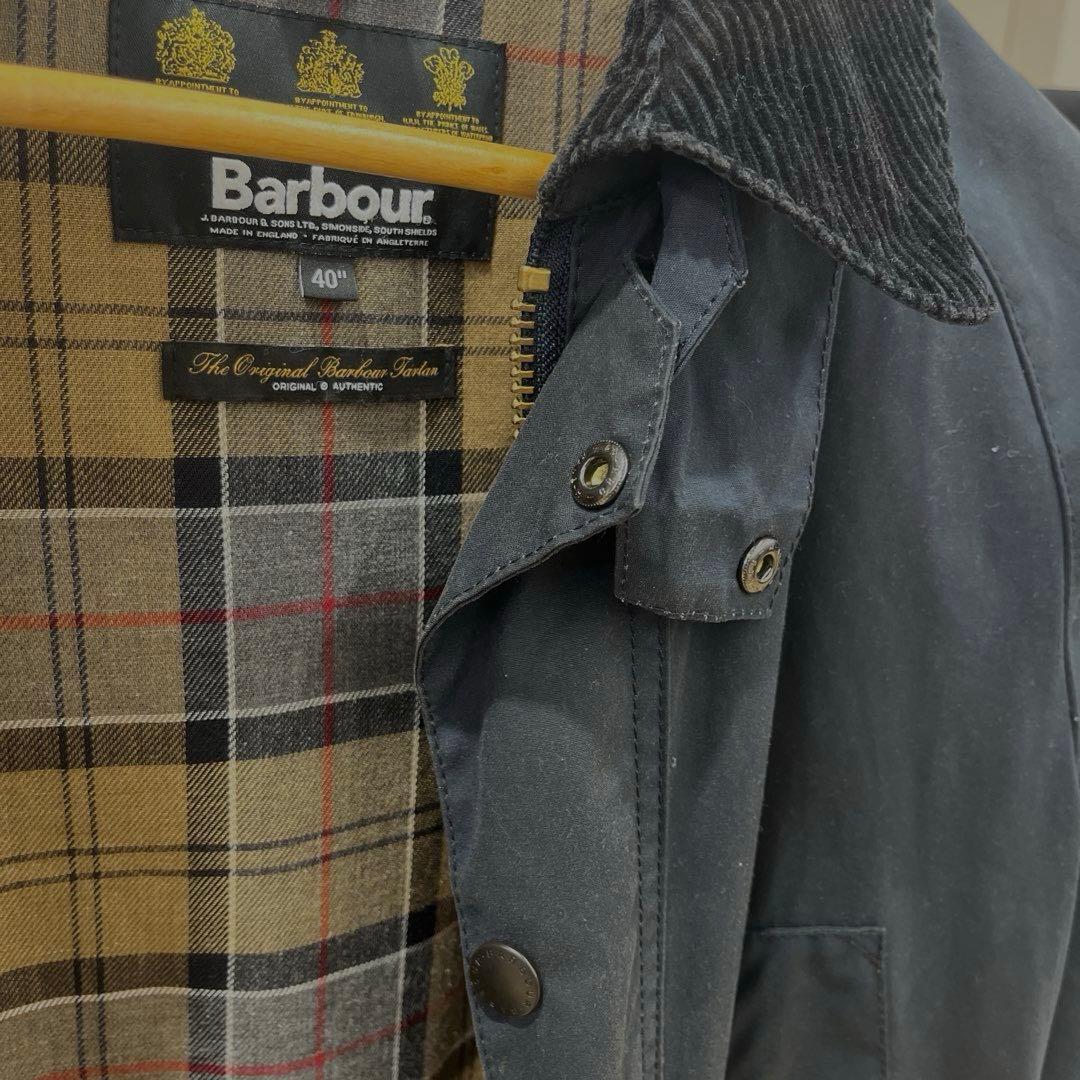 【美品】バブアーbarbourビデイルSLオイルドジャケット40ブラック