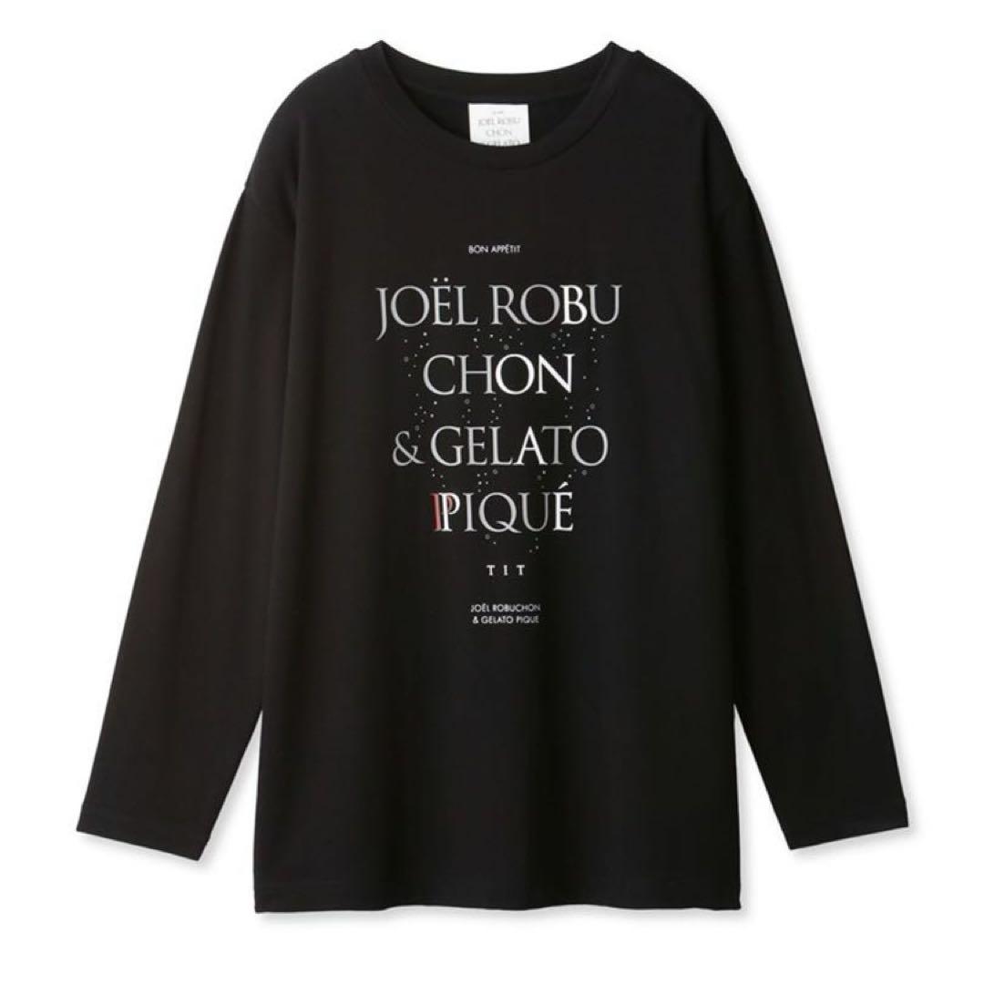 ジェラピケ　ROBUCHON ワンポイントロゴロングTシャツ＆ロゴロングパンツ