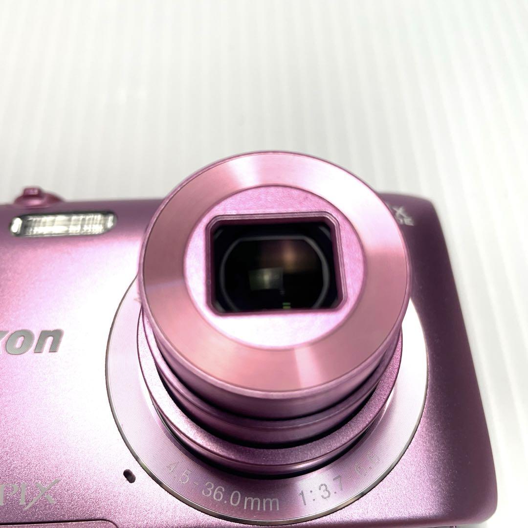 ジャンクNikon COOLPIX A300 pinkピンク ニコンWi-Fi - メルカリ