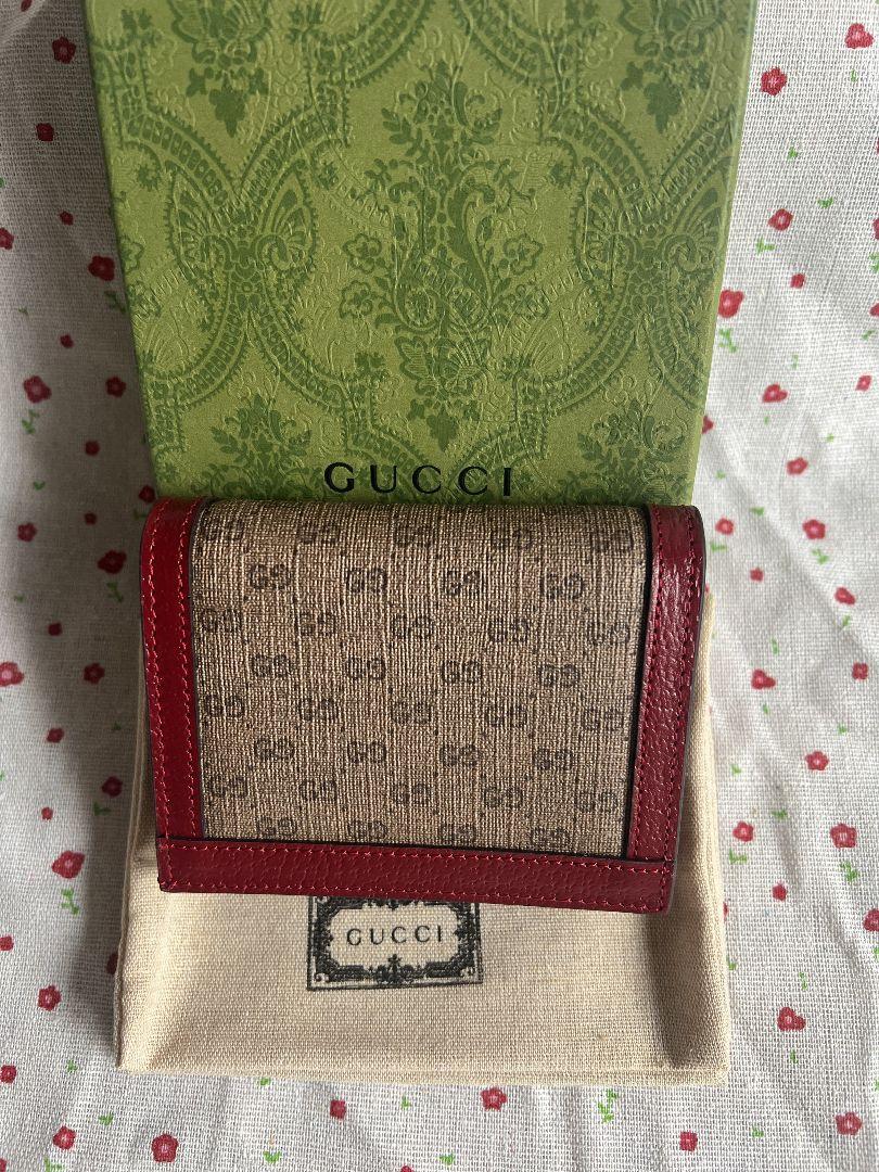 グッチ GUCCI  二つ折り財布 ドラえもんコラボ
