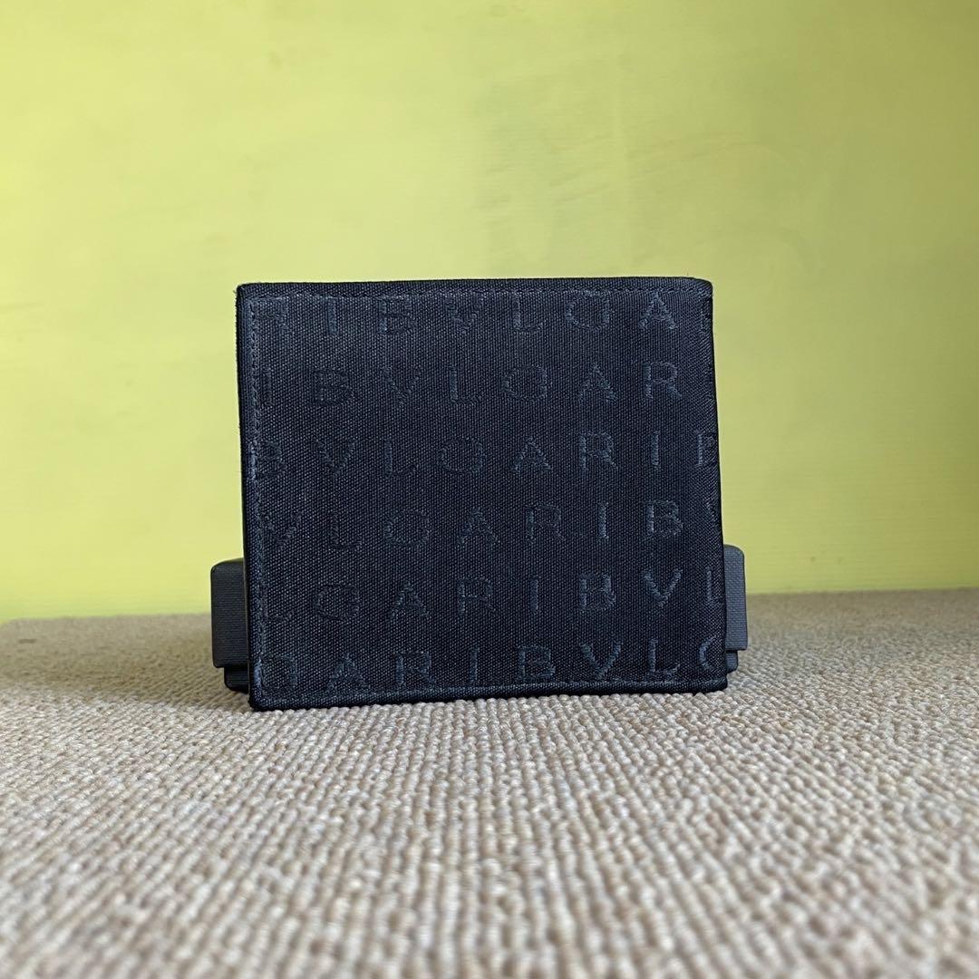 正規品⭐️極美品⭐️BVLGARI ブルガリ　男女兼用　コンパクト　二つ折り財布