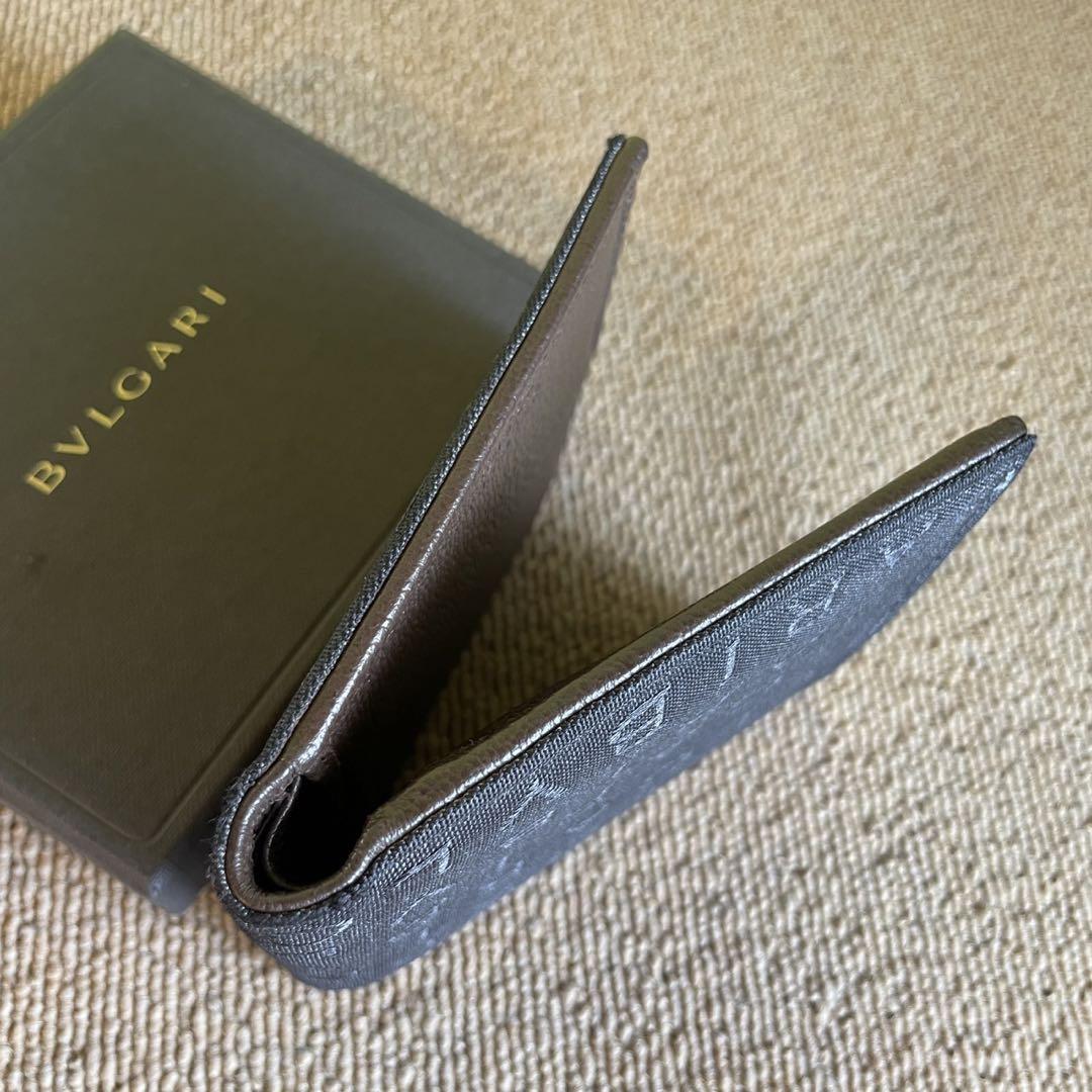 正規品⭐️極美品⭐️BVLGARI ブルガリ　男女兼用　コンパクト　二つ折り財布
