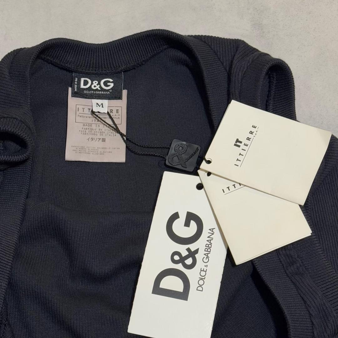 D&G ドルチェアンドガッバーナ タンクトップ Y2K 古着 DM1254 D&G ドルチェアンドガッバーナ タンクトップ Y2K 古着 DM1254
