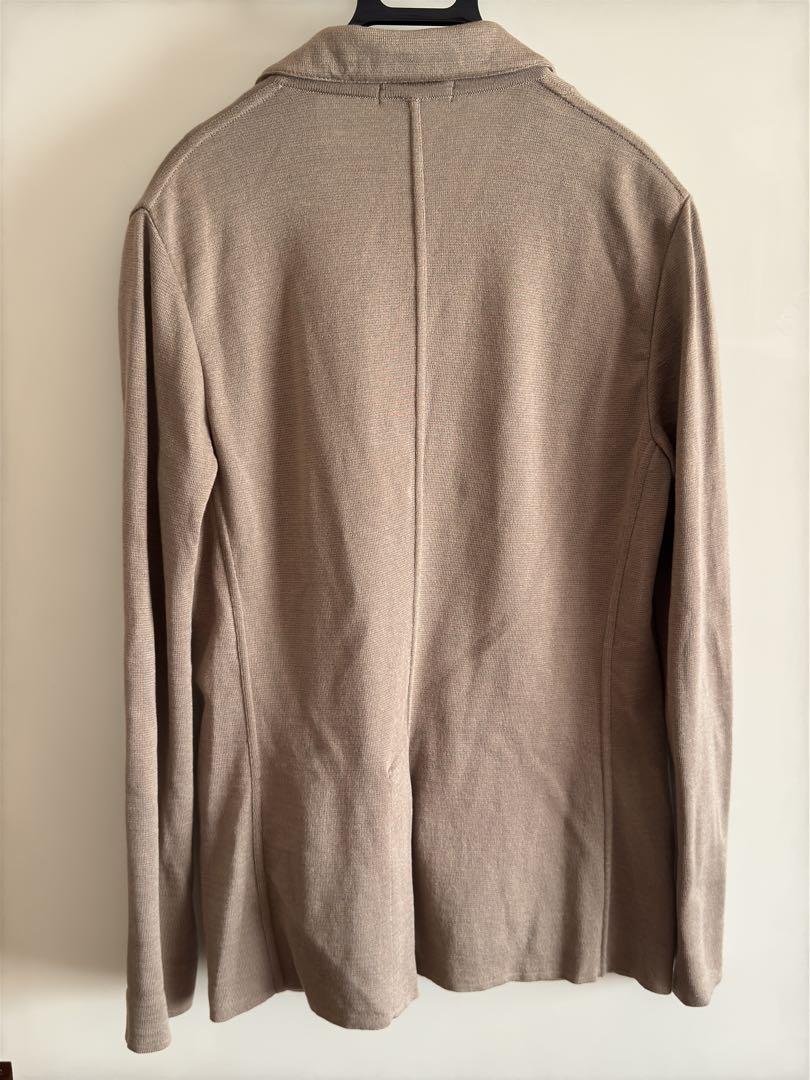 LARDINI ベージュ ニットジャケット