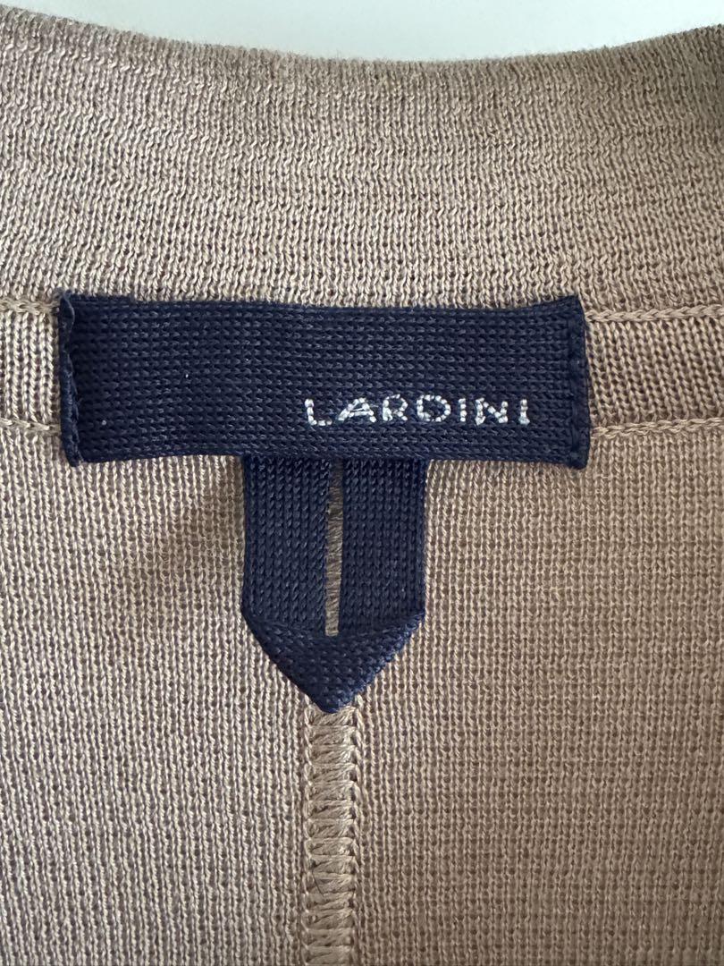 LARDINI ベージュ ニットジャケット