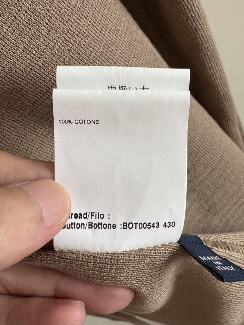 LARDINI ベージュ ニットジャケット