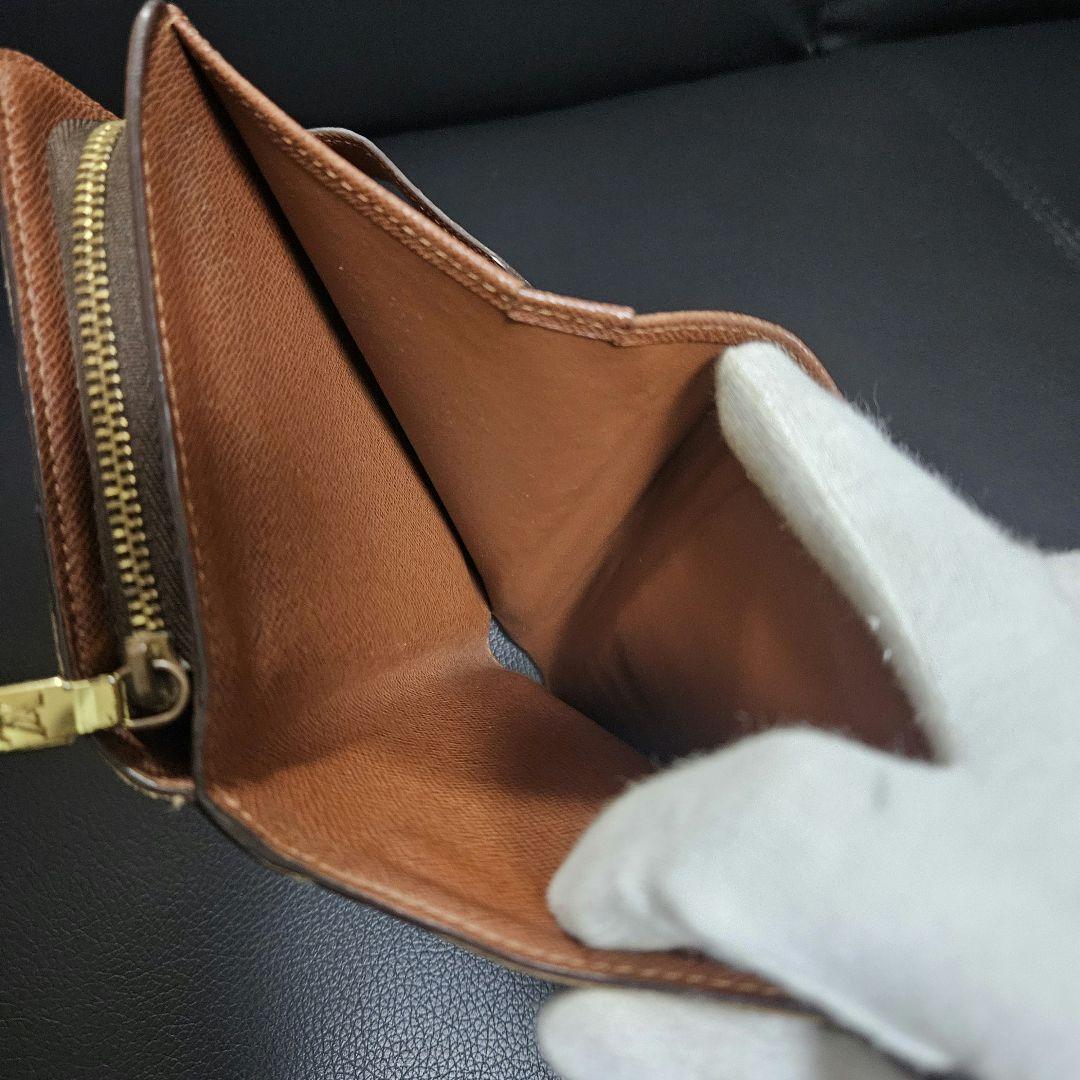 【良品】ルイ・ヴィトン モノグラム ポルトパピエジップ 二つ折り財布