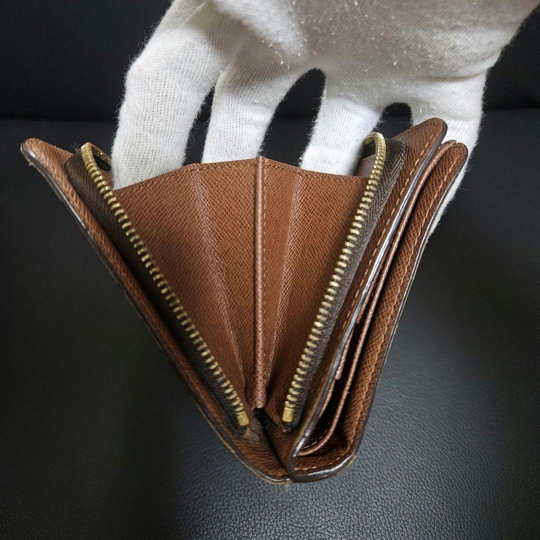 【良品】ルイ・ヴィトン モノグラム ポルトパピエジップ 二つ折り財布