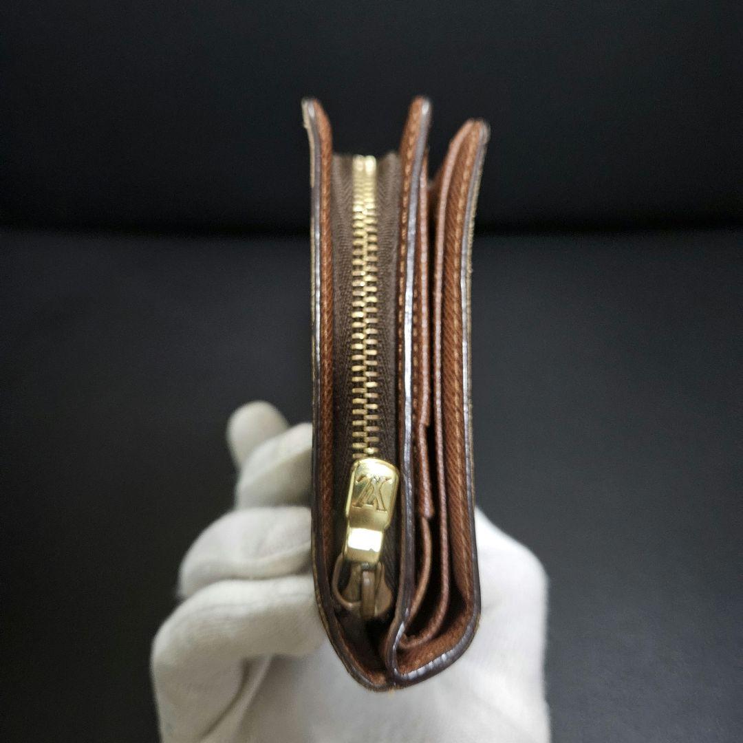 【良品】ルイ・ヴィトン モノグラム ポルトパピエジップ 二つ折り財布