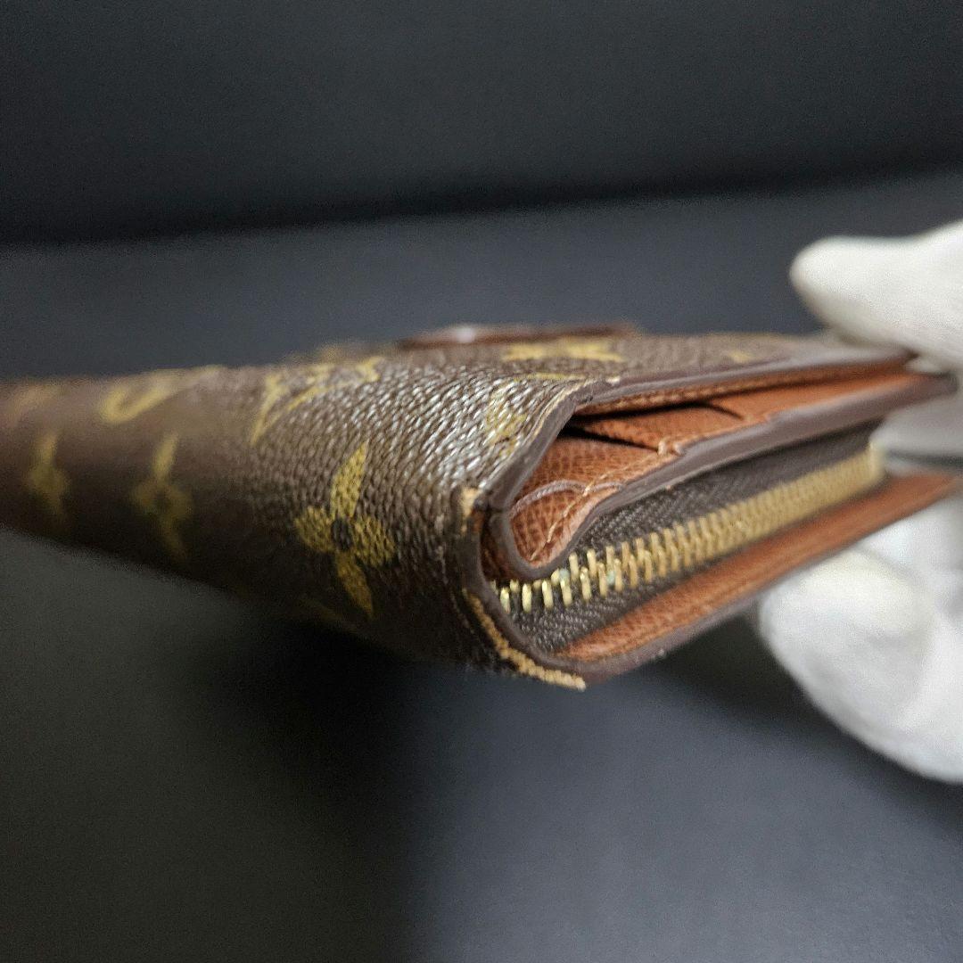 【良品】ルイ・ヴィトン モノグラム ポルトパピエジップ 二つ折り財布