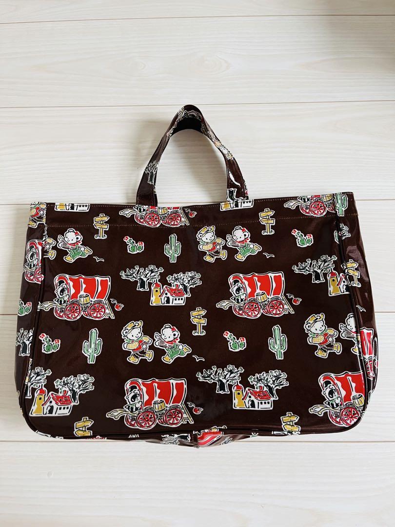 ファミリアfamiliar トートバッグ レッスン ビニール