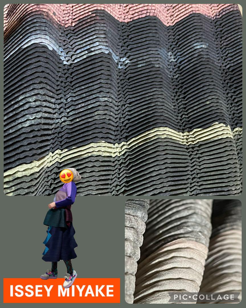 イッセイミヤケ ３Ｄ パノラマ スチーム系プリーツ ISSEY MIYAKE