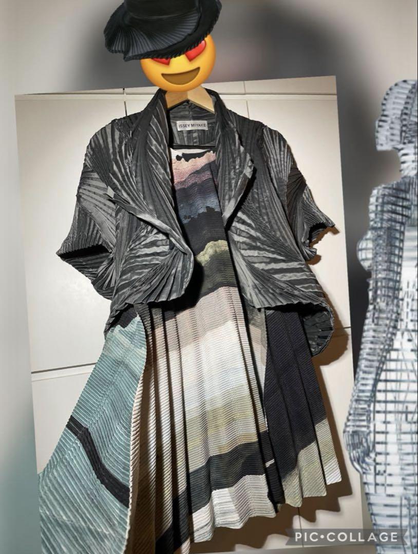 イッセイミヤケ ３Ｄ パノラマ スチーム系プリーツ ISSEY MIYAKE