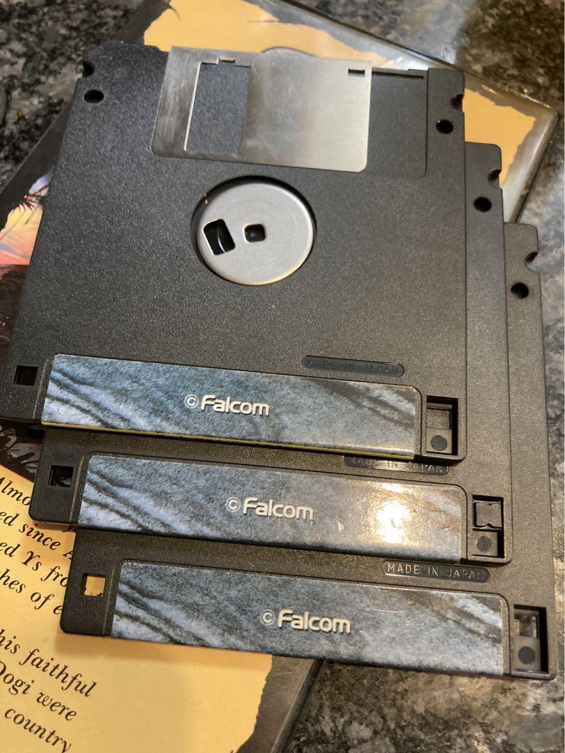 MSX ワンダラーズ フロム イース 3.5インチディスク セット 動作