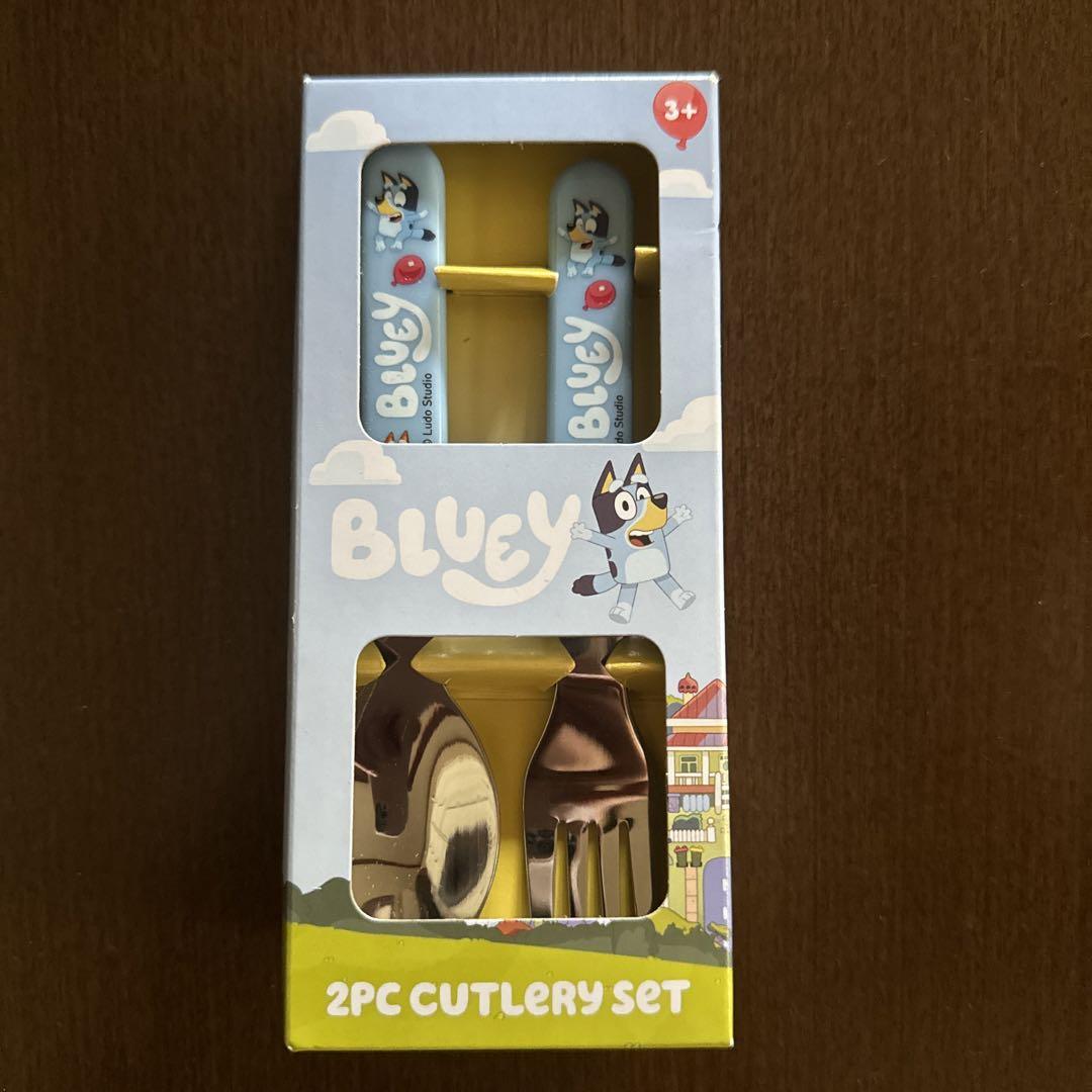 日本未発売◇Bluey ブルーイスプーンフォークセット