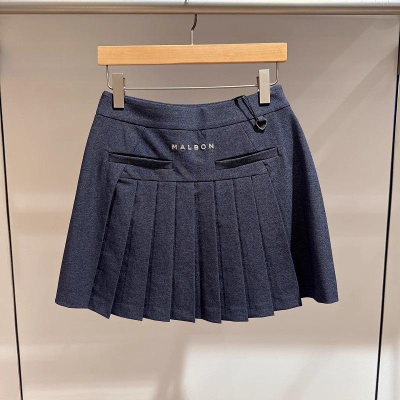 Malbon ゴルフウェア上下セット プリーツスカート付き SML展開✨即購入可 Malbon ゴルフウェア上下セット プリーツスカート付き SML展開