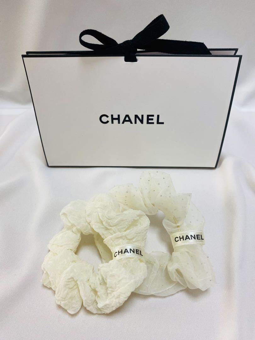 CHANEL アイボリーシュシュ 2個セット ノベルティ - メルカリ