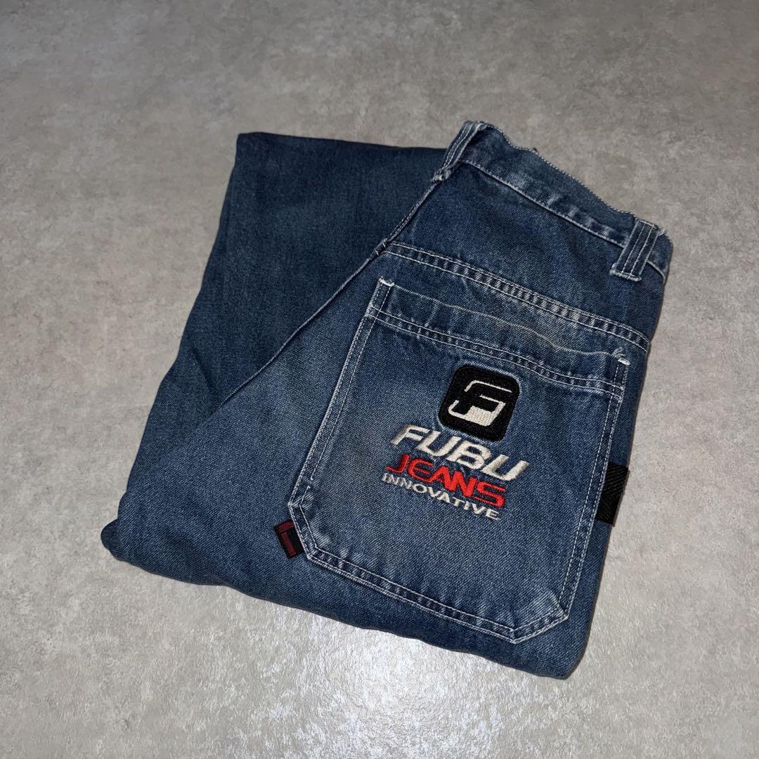 00s FUBU cargo denim pants