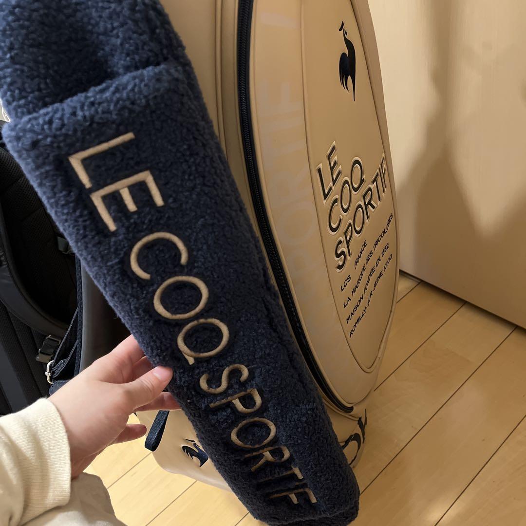 LE COQ SPORTIF ゴルフバッグ・キャディバッグ ベージュ - メルカリ