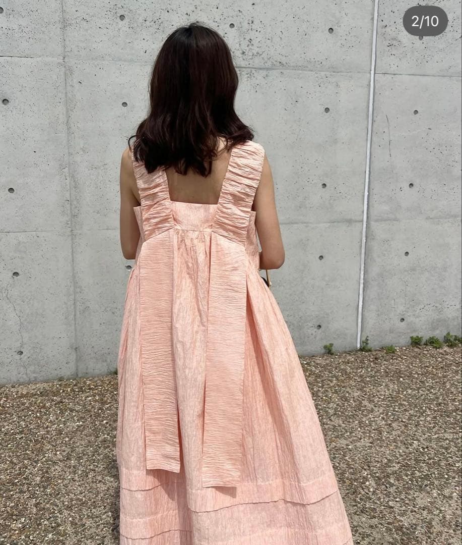 bow.a リネンワンピース bow.a リネンワンピース