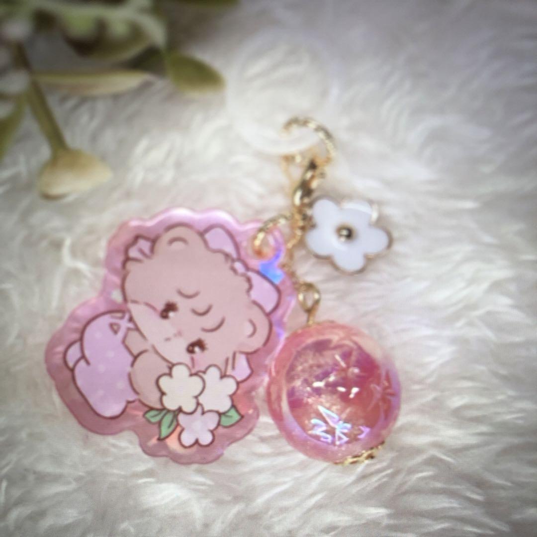 ゆるゆら様 光る✨アンブレラマーカー チャーム クラゲちゃんNo