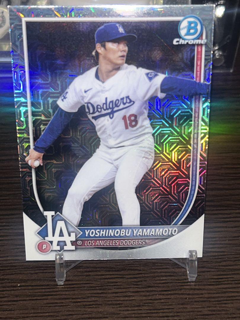 最終値下げBowman Chrome RC Auto99 山本由伸　topps 山本由伸 Topps 2024 Bowman Chrome RC Auto