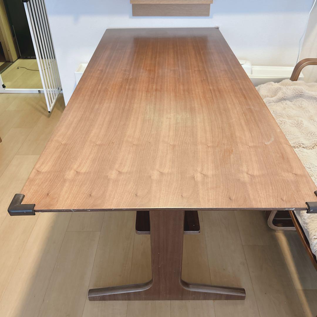 150cm 無印良品 リビングダイニングテーブル ウォールナット材