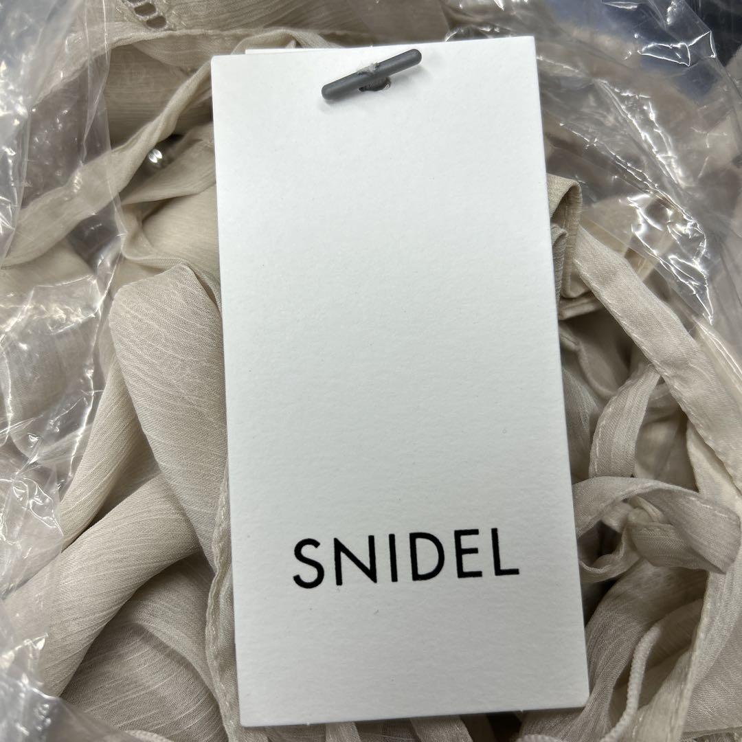 505184 Sサイズ snidel スナイデル　シフォンフリルミニワンピ